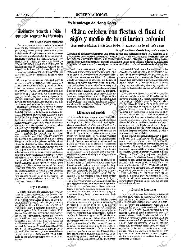 ABC MADRID 01-07-1997 página 40