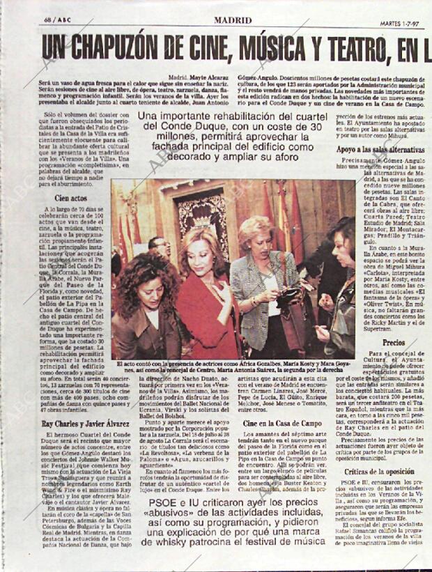 ABC MADRID 01-07-1997 página 68