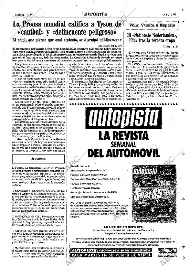 ABC MADRID 01-07-1997 página 91