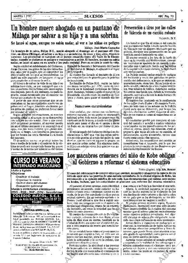 ABC MADRID 01-07-1997 página 93