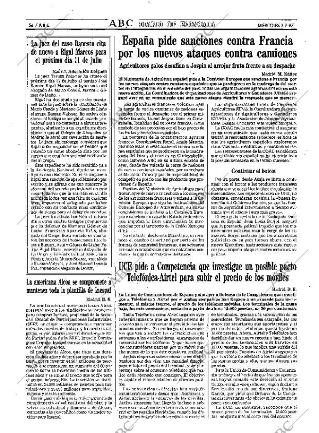 ABC MADRID 02-07-1997 página 56
