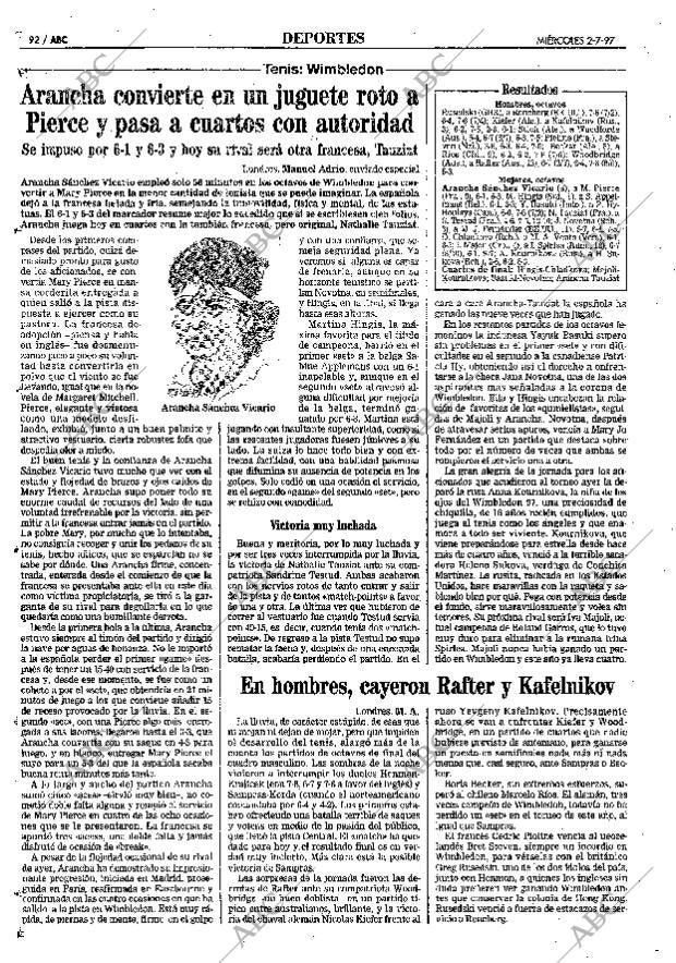 ABC MADRID 02-07-1997 página 92