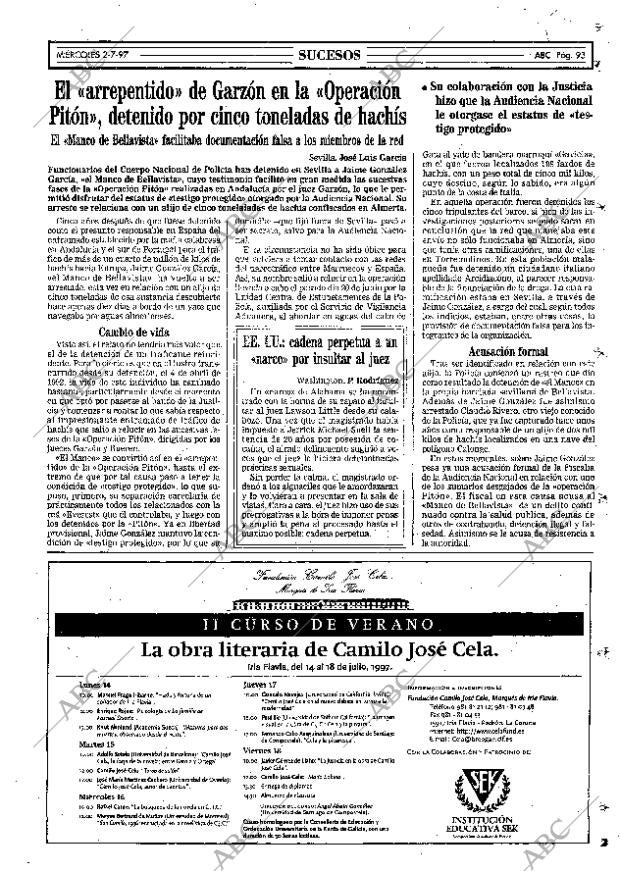 ABC MADRID 02-07-1997 página 93