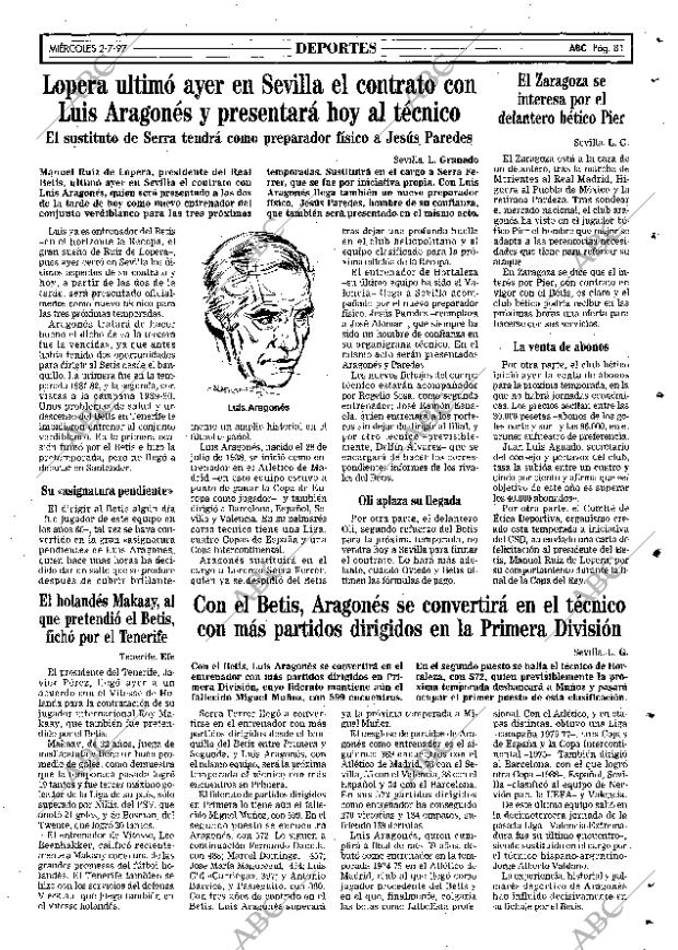 ABC SEVILLA 02-07-1997 página 81