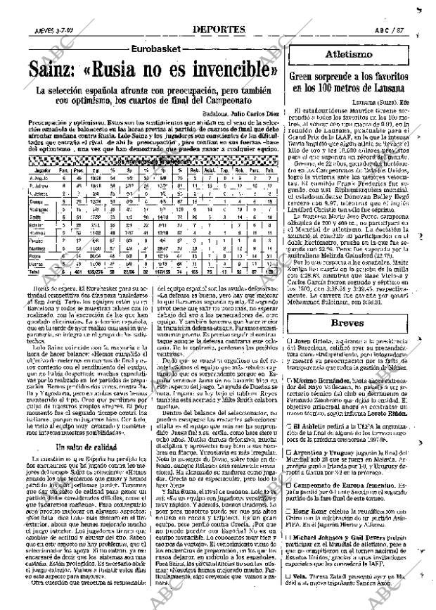 ABC MADRID 03-07-1997 página 87