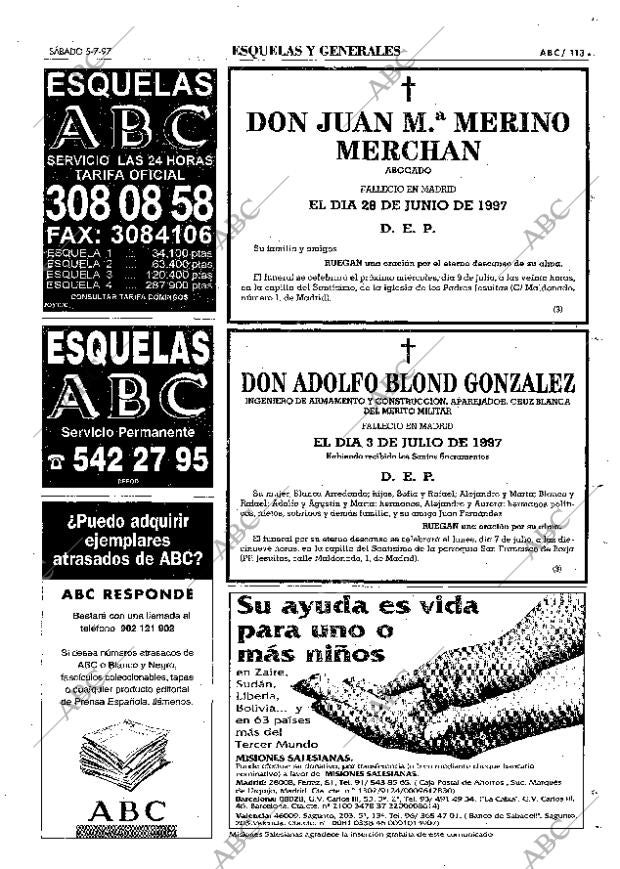 ABC MADRID 05-07-1997 página 113
