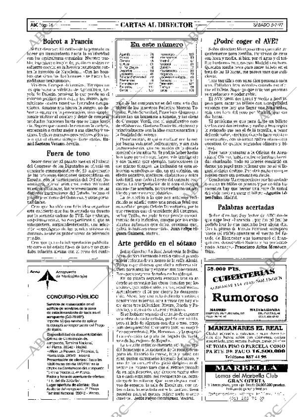 ABC MADRID 05-07-1997 página 16