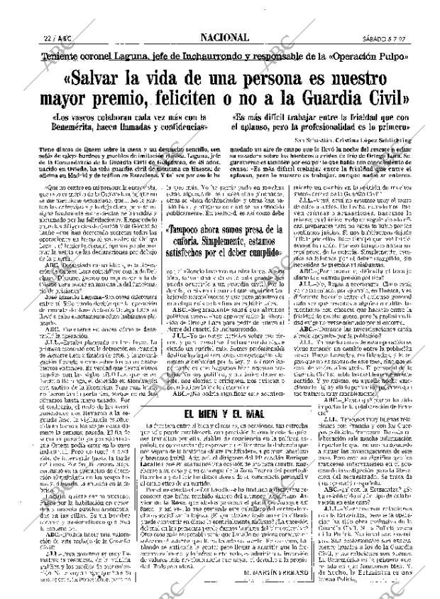 ABC MADRID 05-07-1997 página 22