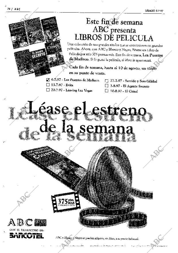 ABC MADRID 05-07-1997 página 78