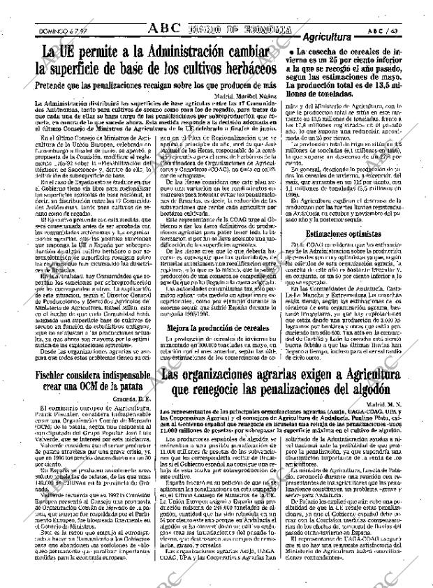 ABC MADRID 06-07-1997 página 63