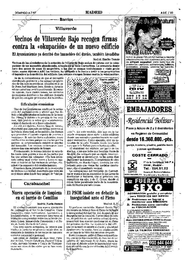 ABC MADRID 06-07-1997 página 83