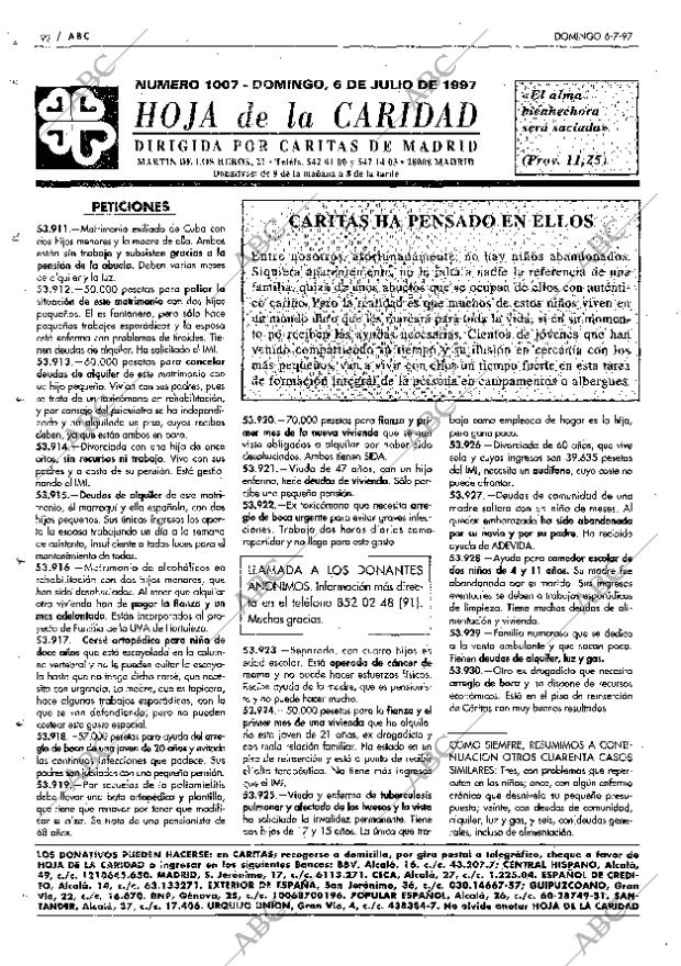 ABC MADRID 06-07-1997 página 92