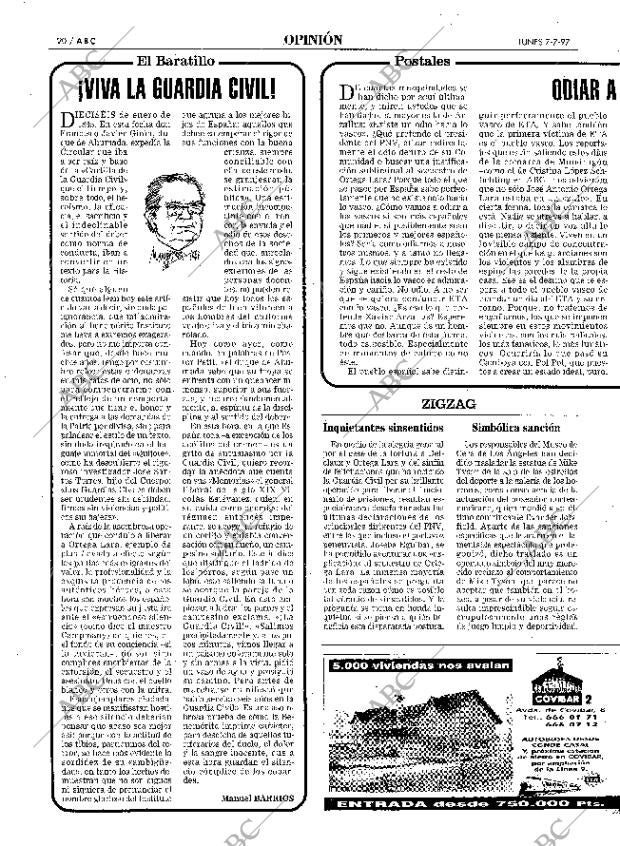 ABC MADRID 07-07-1997 página 20