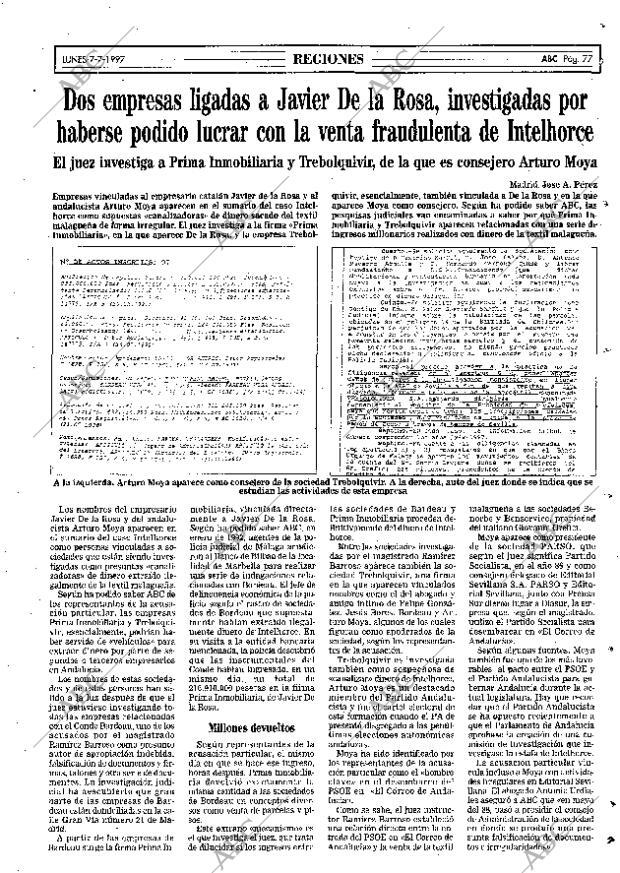ABC MADRID 07-07-1997 página 77