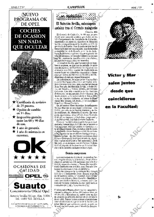 ABC SEVILLA 07-07-1997 página 77