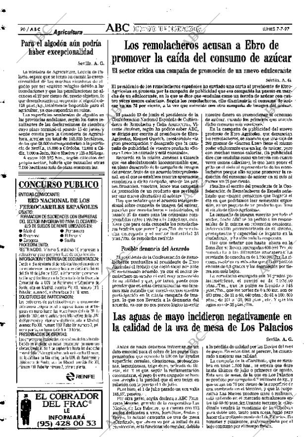 ABC SEVILLA 07-07-1997 página 90