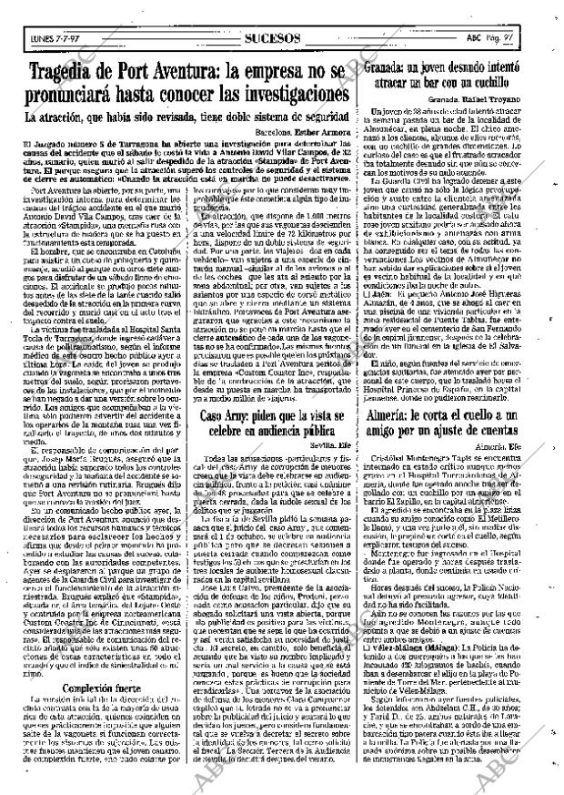 ABC SEVILLA 07-07-1997 página 97