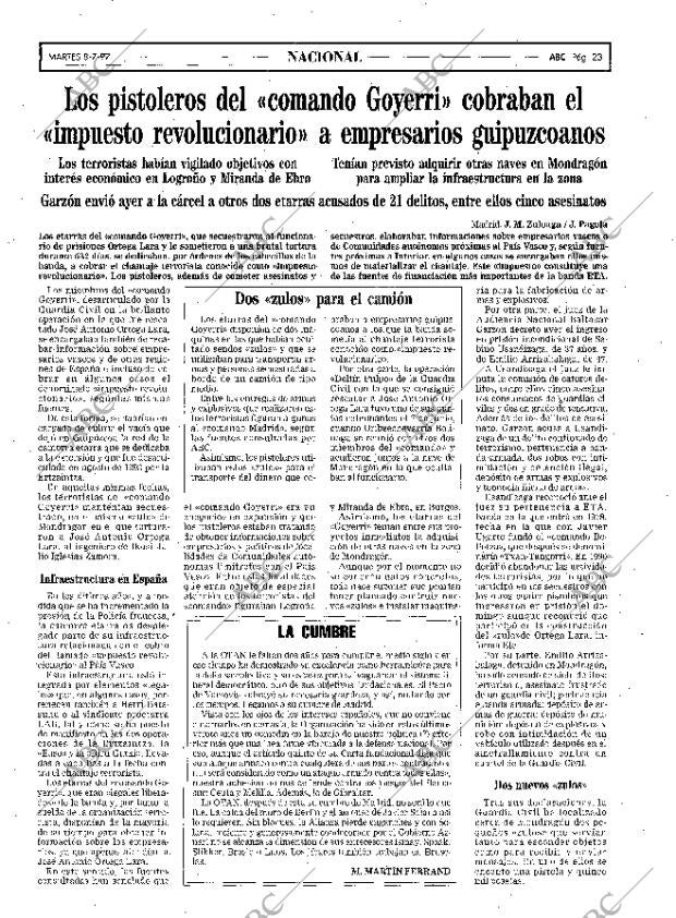 ABC MADRID 08-07-1997 página 23