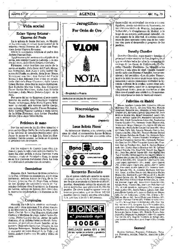ABC MADRID 08-07-1997 página 75
