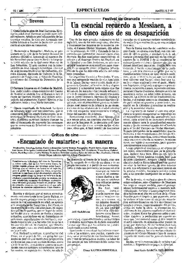 ABC MADRID 08-07-1997 página 92