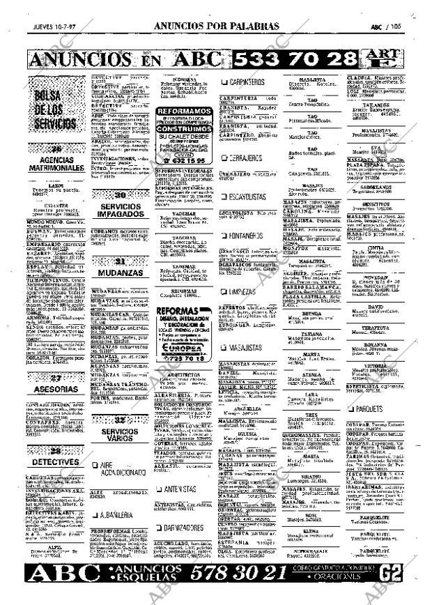 ABC MADRID 10-07-1997 página 105