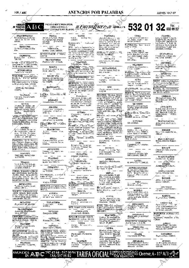 ABC MADRID 10-07-1997 página 108
