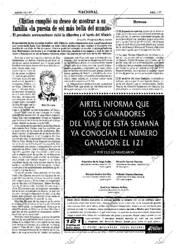 ABC MADRID 10-07-1997 página 27