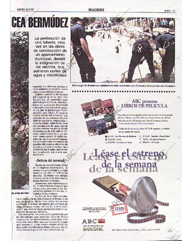 ABC MADRID 10-07-1997 página 61