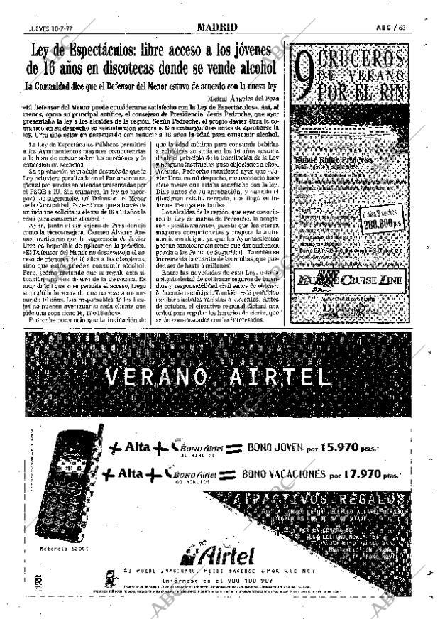 ABC MADRID 10-07-1997 página 63