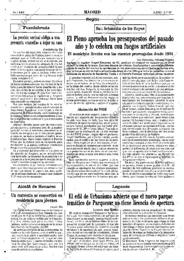 ABC MADRID 10-07-1997 página 66