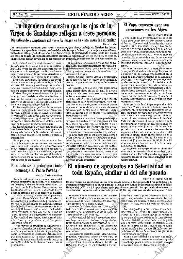 ABC MADRID 10-07-1997 página 72