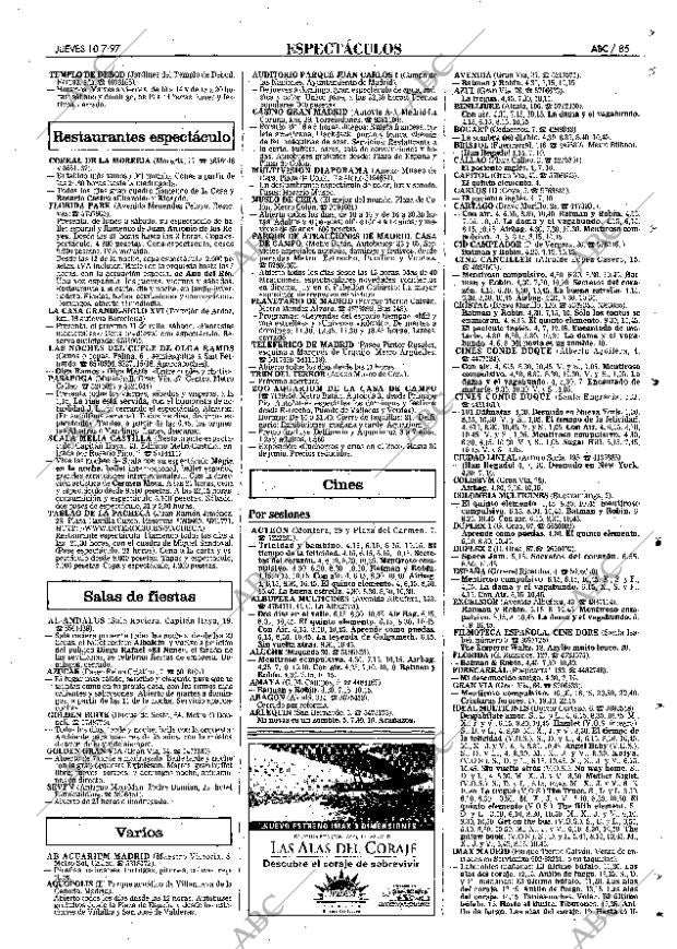 ABC MADRID 10-07-1997 página 85