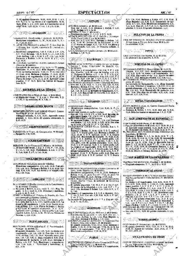 ABC MADRID 10-07-1997 página 87