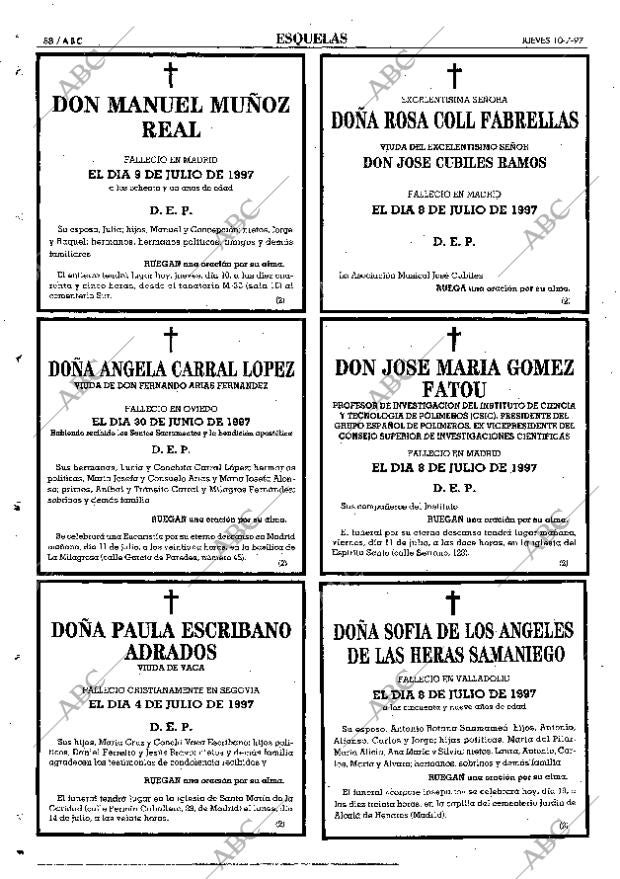 ABC MADRID 10-07-1997 página 88