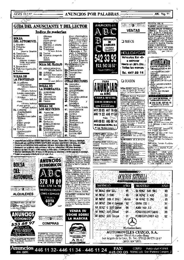 ABC MADRID 10-07-1997 página 91