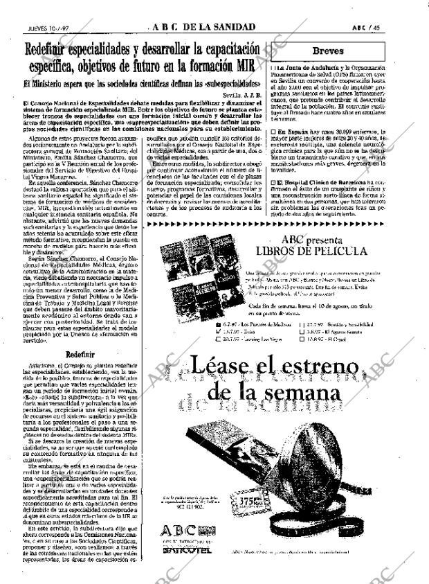 ABC SEVILLA 10-07-1997 página 45