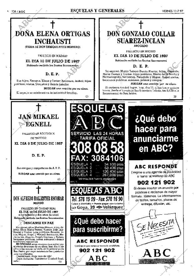 ABC MADRID 11-07-1997 página 106