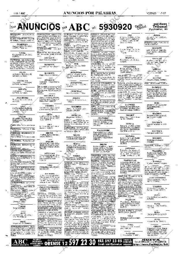 ABC MADRID 11-07-1997 página 118