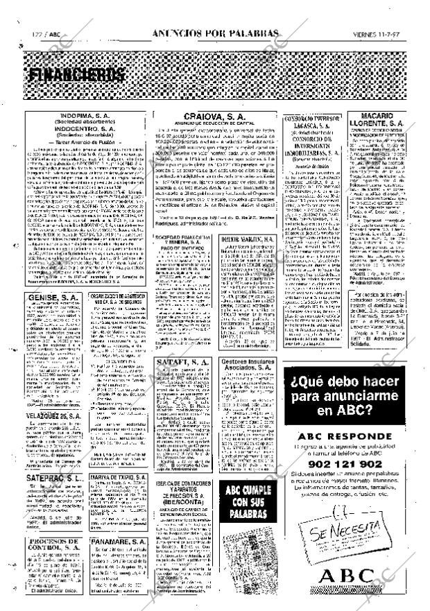 ABC MADRID 11-07-1997 página 122