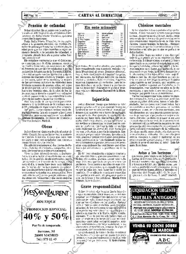 ABC MADRID 11-07-1997 página 16