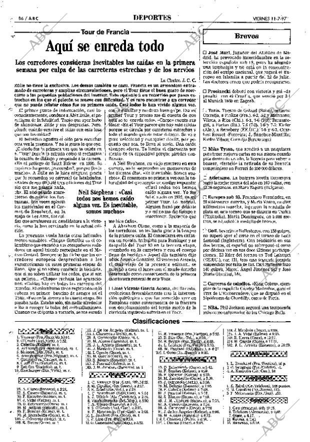 ABC MADRID 11-07-1997 página 86