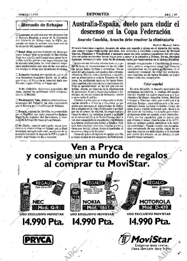 ABC MADRID 11-07-1997 página 89