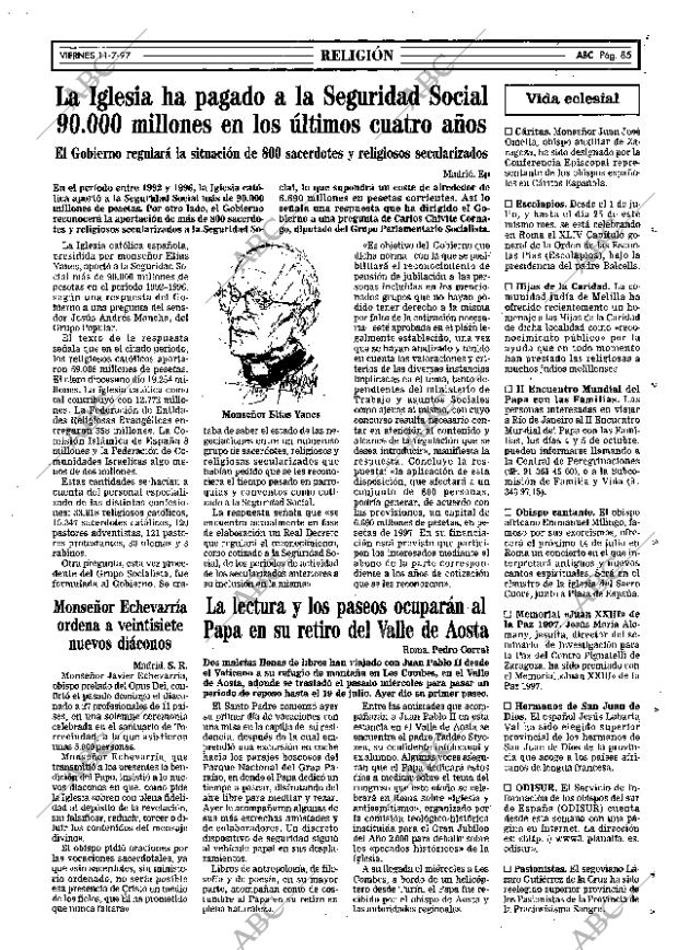 ABC SEVILLA 11-07-1997 página 85