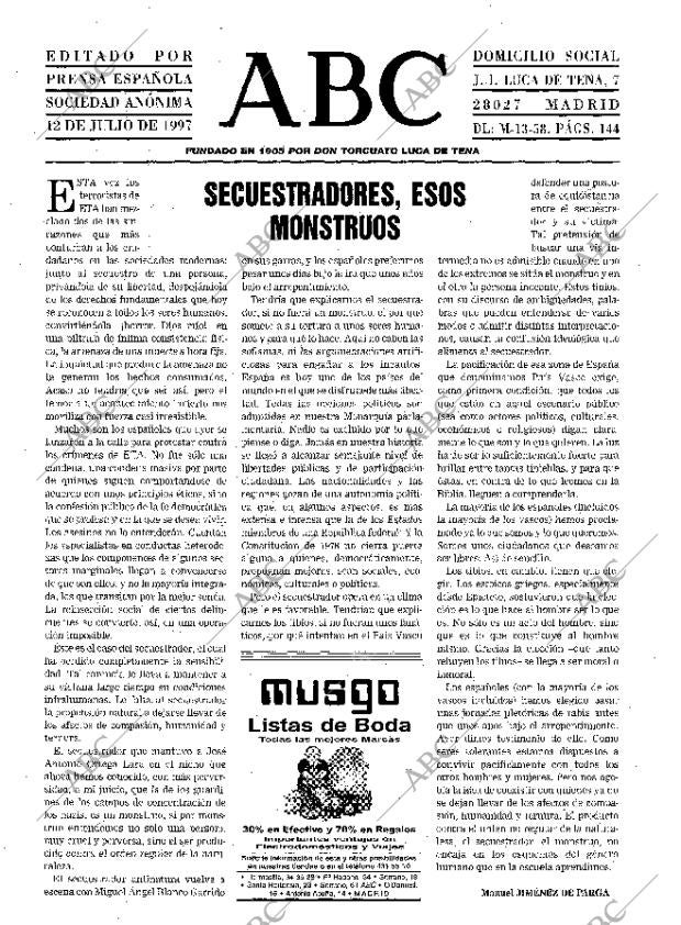 ABC MADRID 12-07-1997 página 3