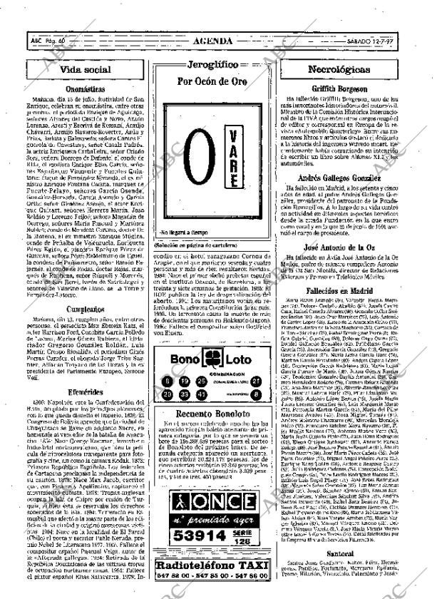 ABC MADRID 12-07-1997 página 60