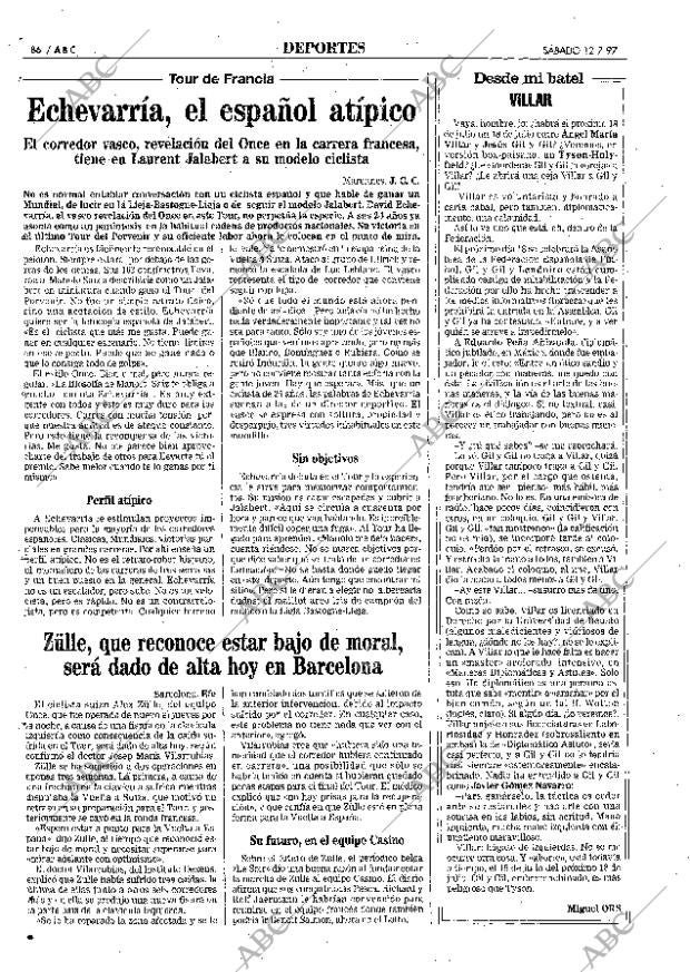 ABC MADRID 12-07-1997 página 86