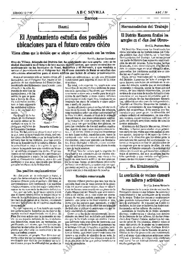 ABC SEVILLA 12-07-1997 página 59