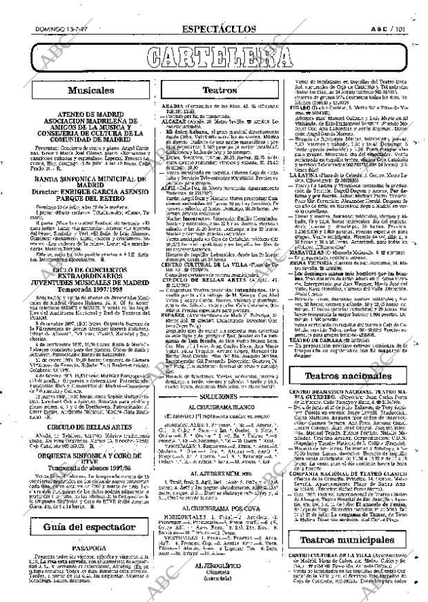 ABC MADRID 13-07-1997 página 101