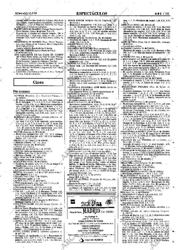 ABC MADRID 13-07-1997 página 105
