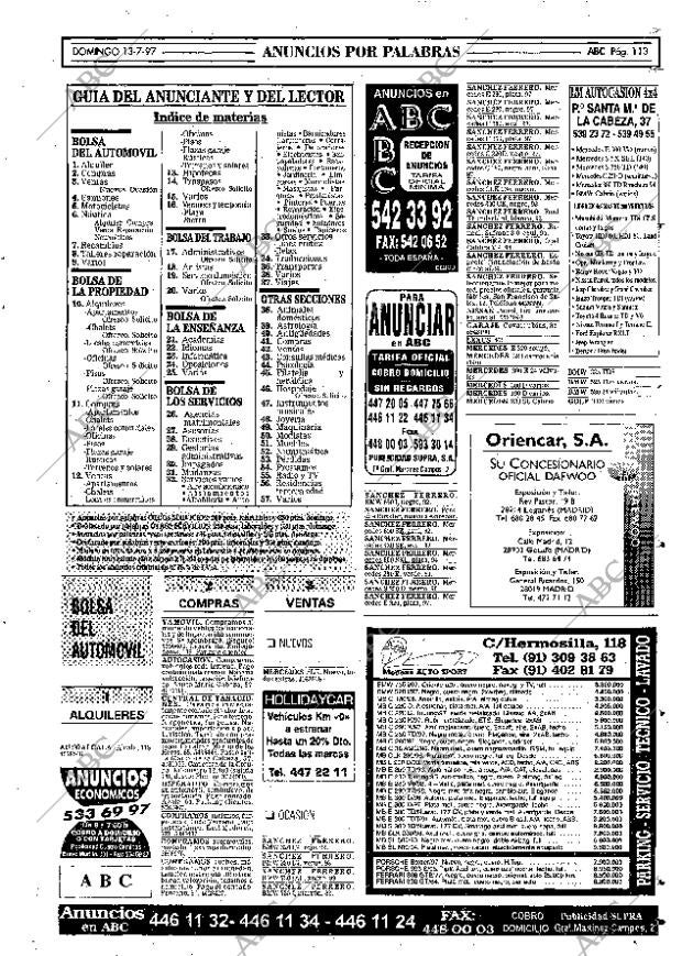 ABC MADRID 13-07-1997 página 113